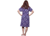 Water Print Womens Summer Nightwear Ladies Cotton Pyjamas Night Skirt