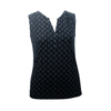 Lady Recycle Cotton Outer Wear Loose Sleeveless V Neck Tank Top