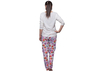 Spring Ladies Cotton Pyjamas / Soft Long Sleeve Top and Pant Nightwear