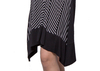Black Sleepwear Night Dress Viscose Elastane Jersey Ladies Summer Pajamas with Solid Bnad