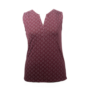 Lady Recycle Cotton Outer Wear Loose Sleeveless V Neck Tank Top