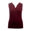 Cool Feeling Cotton Top Ladies Bacteria Deodorization Viscose Jersey Vest Soft Splicing Blouse for Woman's